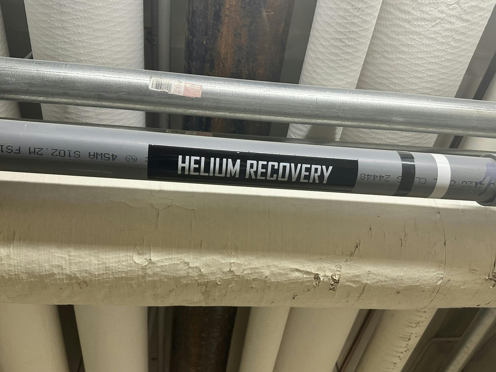 Miami's intricate Helium Reclamation System captures, liquefies and reuses thousands of liters of helium each year.