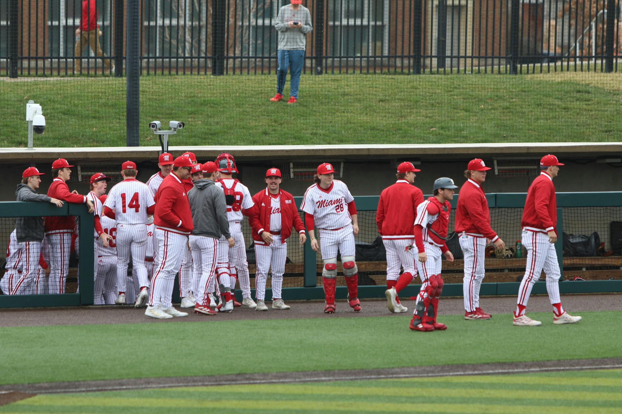 Yesterday’s win against Kent State set the RedHawks up against No. 1 Bowling Green State for game two of the MAC tournament
