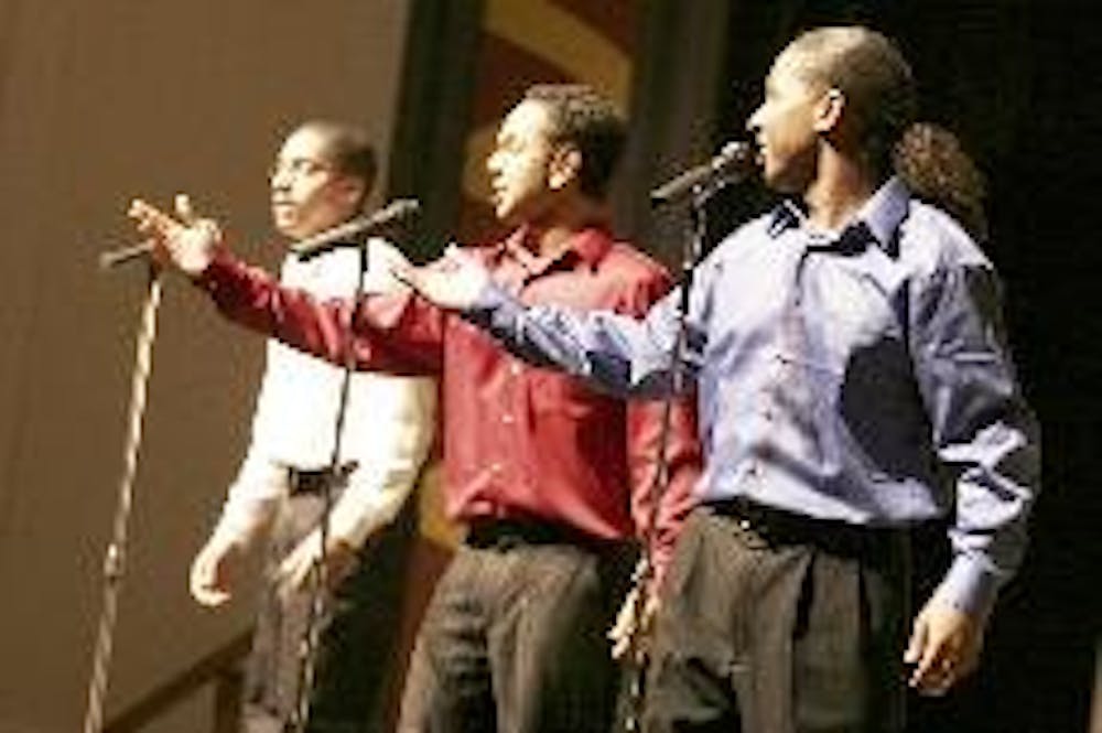 Miami University's a cappella groups and local solo artists grace the stage 