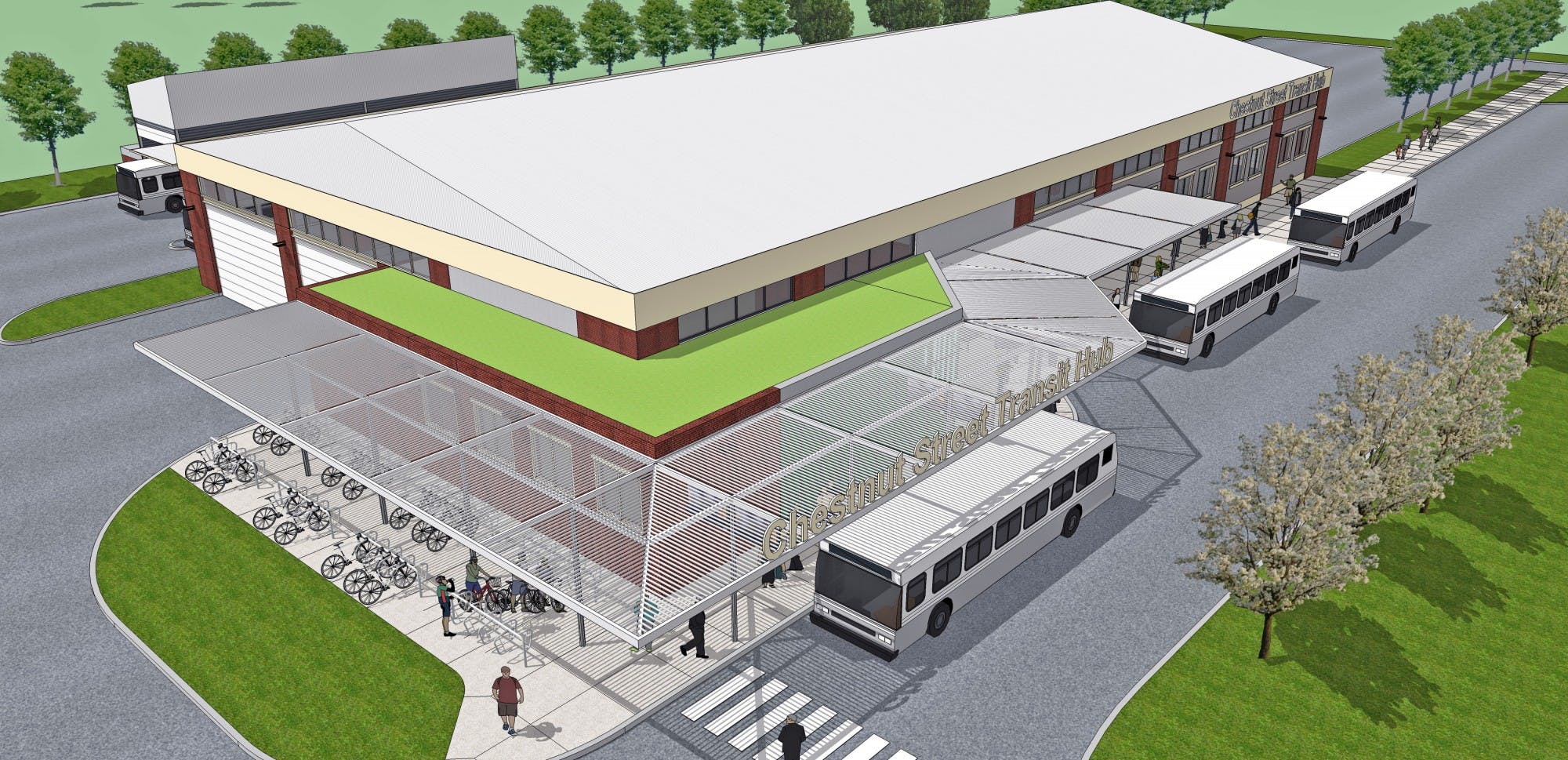 Butler County Regional Transit Authority (BCRTA) is working with Miami to create a transit hub on Chestnut Street. 