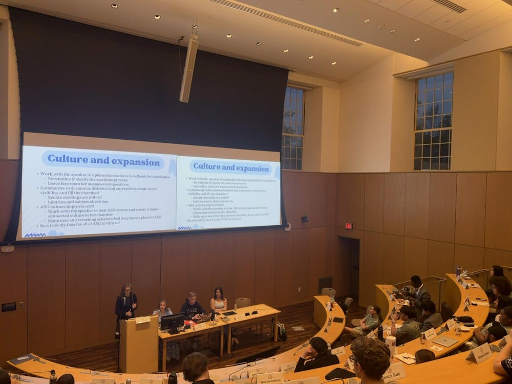 ASG Senators meet to discuss student waste and new mascots.