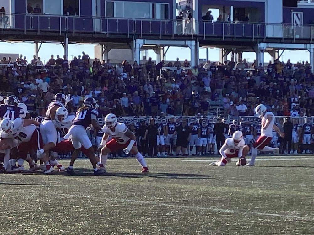 Dom Dzioban made his first two collegiate field goals against the Wildcats