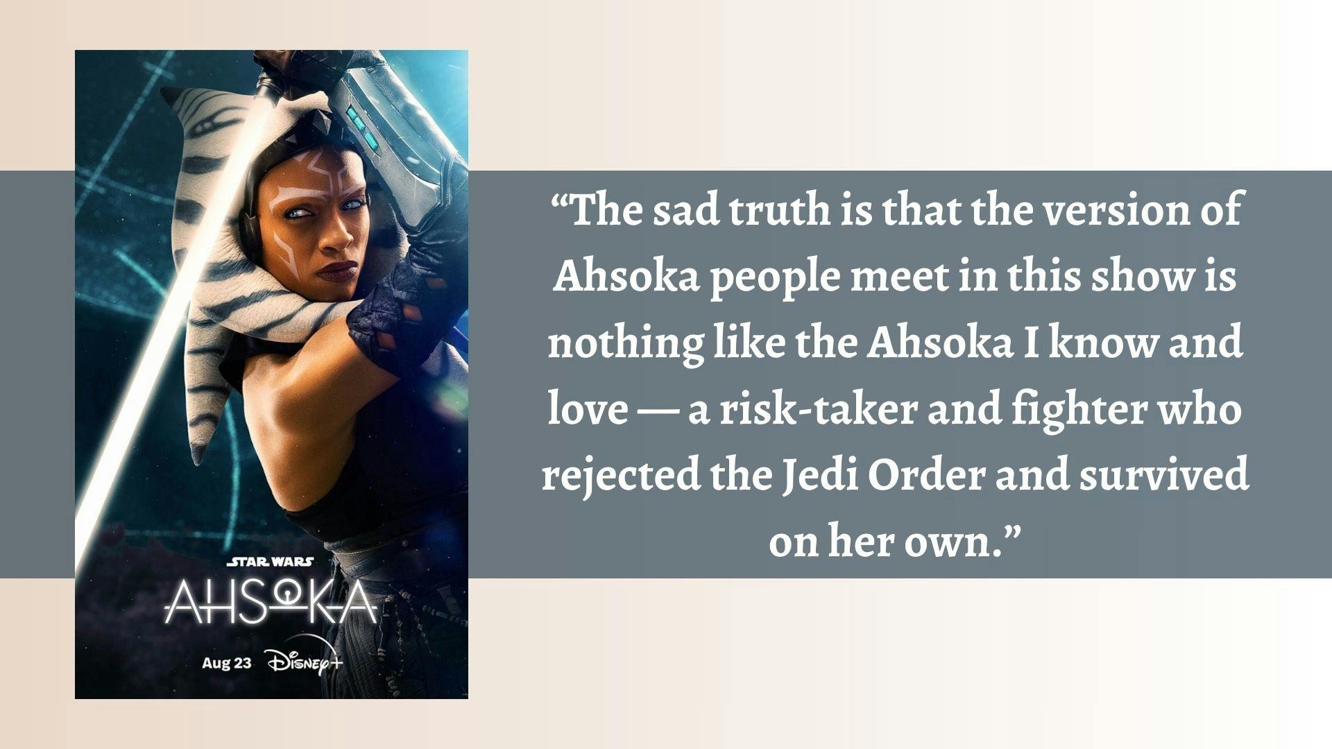Senior staff writer Abbey Elizondo believes that “Ahsoka” director Dave Filoni fumbled with the new show on Disney+.