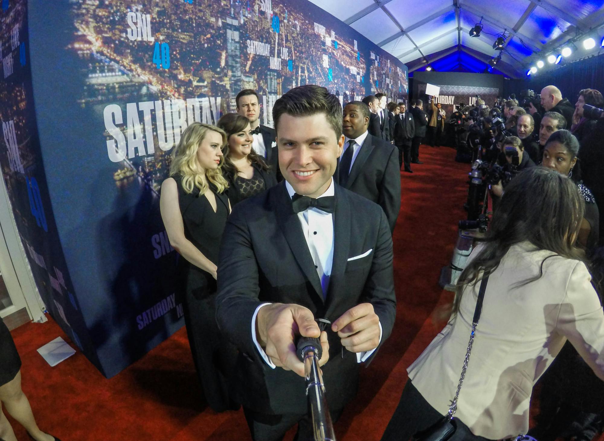 "Saturday Night Live" cast member and "Weekend Update" host Colin Jost performed a sold-out comedy show for family weekend on Saturday, Oct. 7.