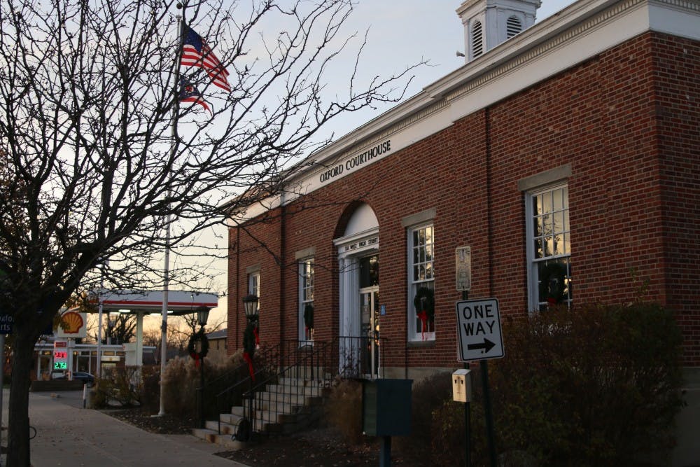 The Oxford Municipal Building on High Street houses the Butler County Area I Court.