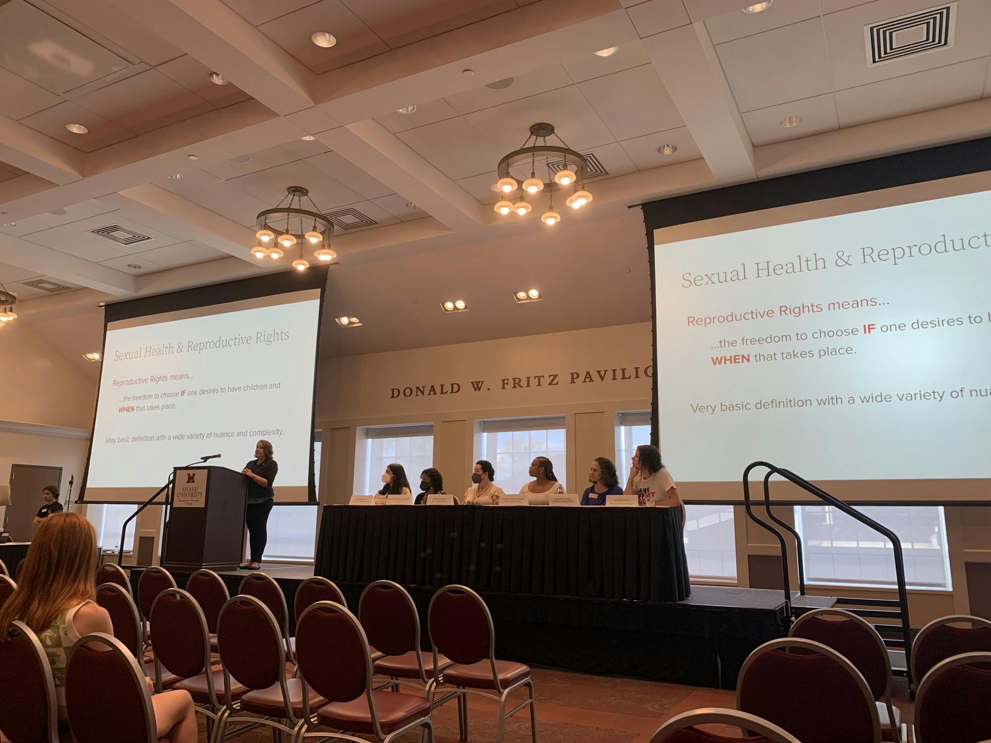 At the Reproductive Rights Town Hall, panelists discussed legislation and resources for students.