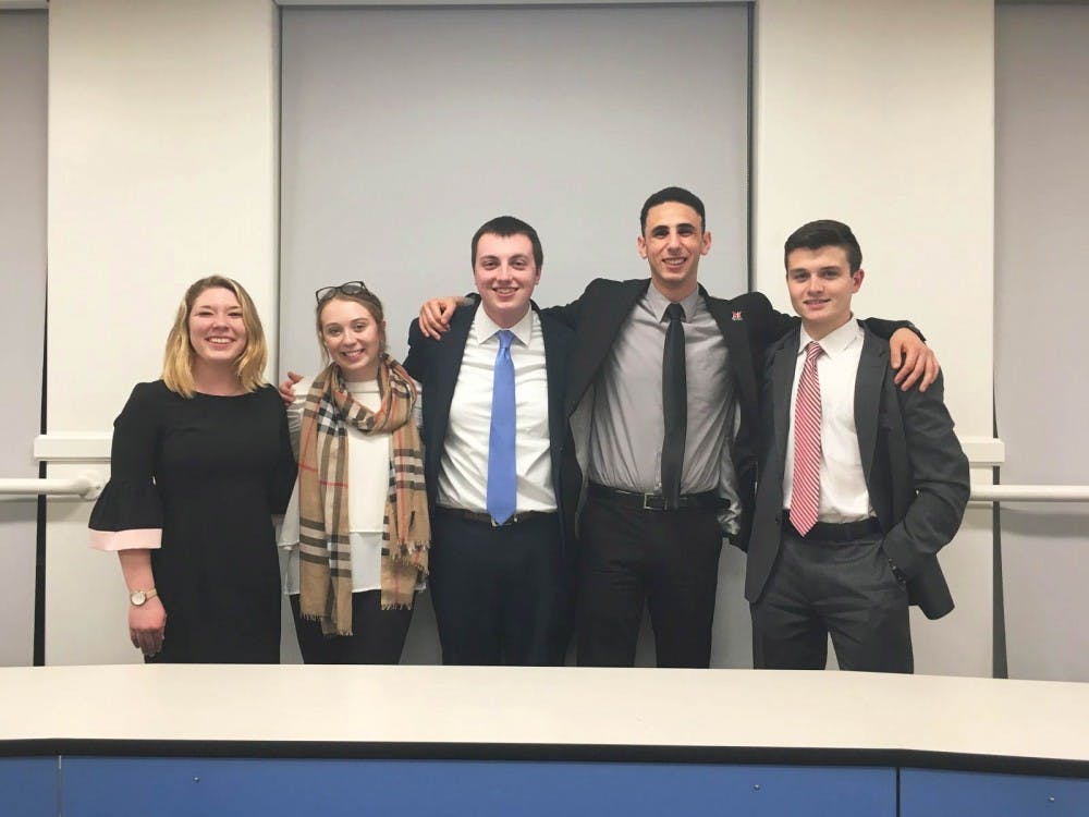 Left to Right: Courtney Rose, Jasmine Adkins, Cole Hankins, Michael Meleka, William Hoffman

Not Pictured: Caroline Weimer and Cecilia Comerford
