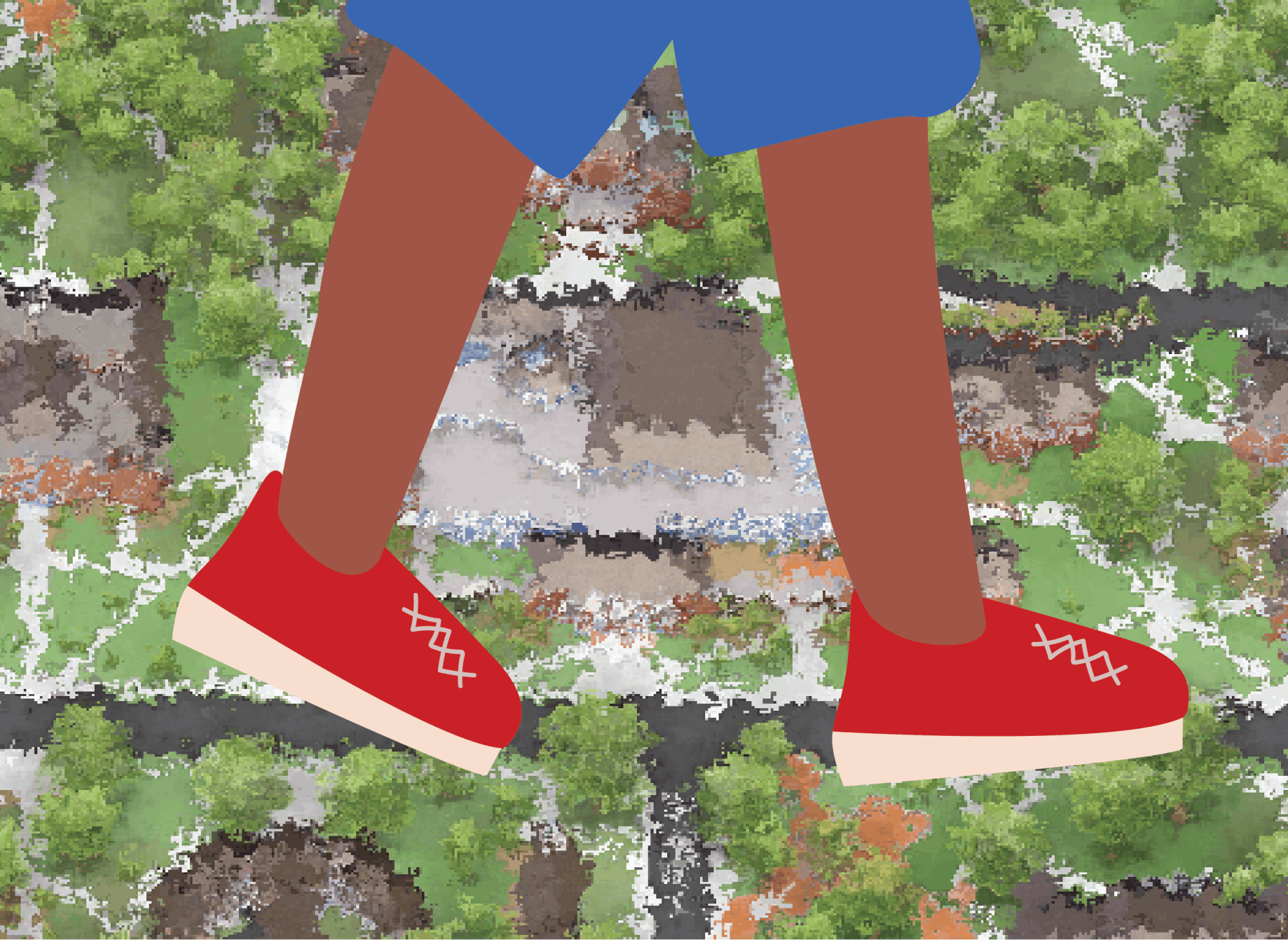 Our campus needs to be more than just bad for driving. It needs to be better for pedestrians.