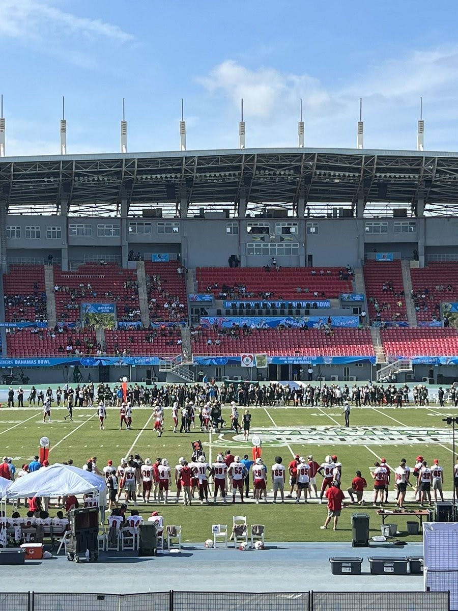 Thomas A. Robinson National Stadium on the day of The Bahamas Bowl﻿