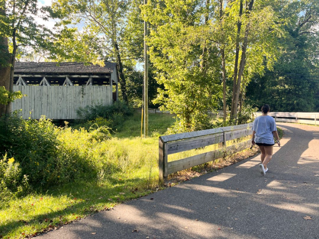 The Oxford Area Trail System is a popular spot to exercise for Oxford residents.
