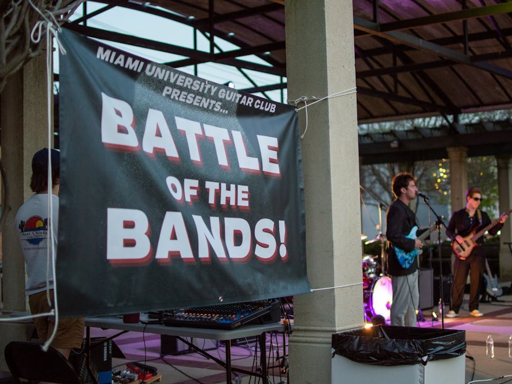 Miami's guitar club hosted the yearly Battle of the Bands competition at Oxford Memorial Park.