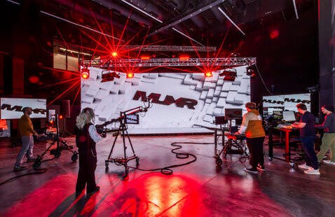 Miami University showcases technology used in creative career fields. Photo provided by Miami University