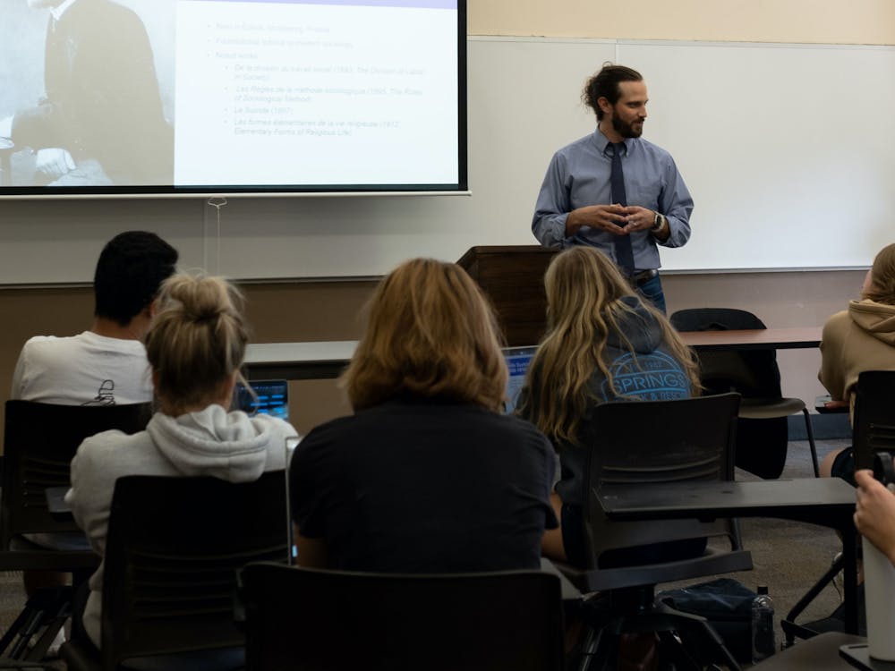 Nathan French is an associate professor of comparative religion, one of the 17 majors being threatened, and because of the small department, it has to respond in a different way.