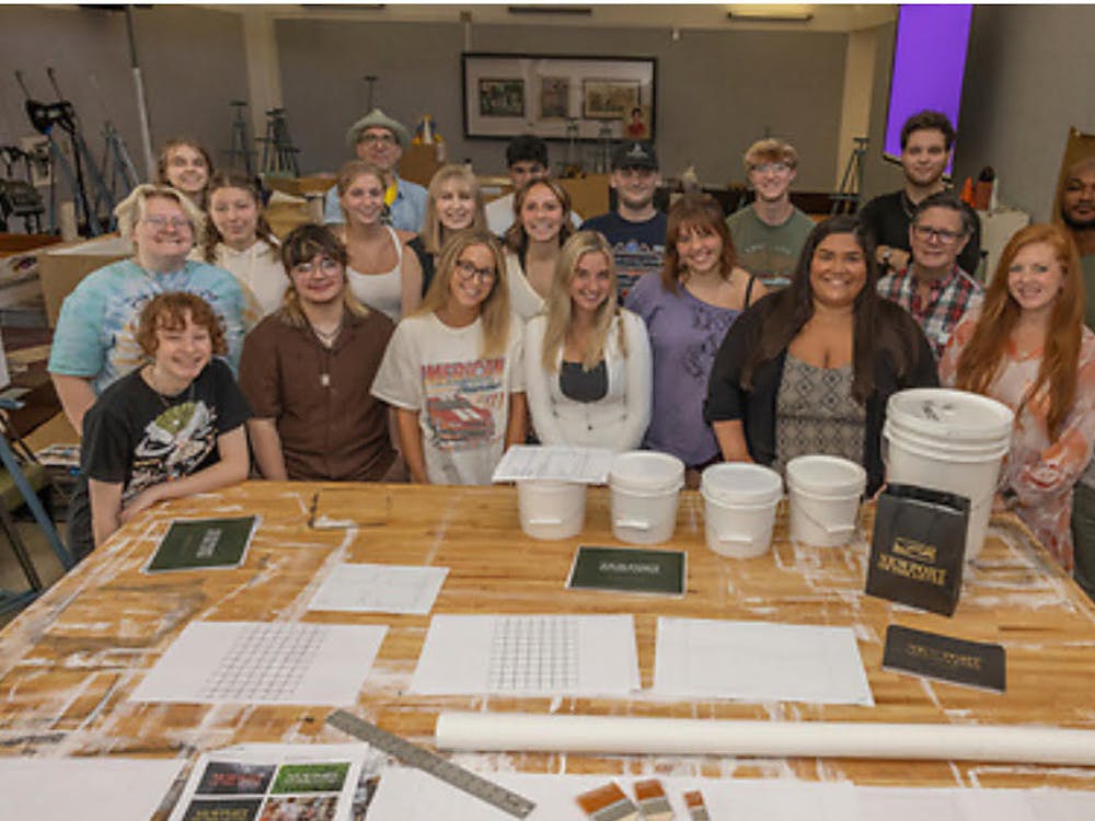 ART 320, a mural class for majors and non-majors, had its first class in the fall of 2024.