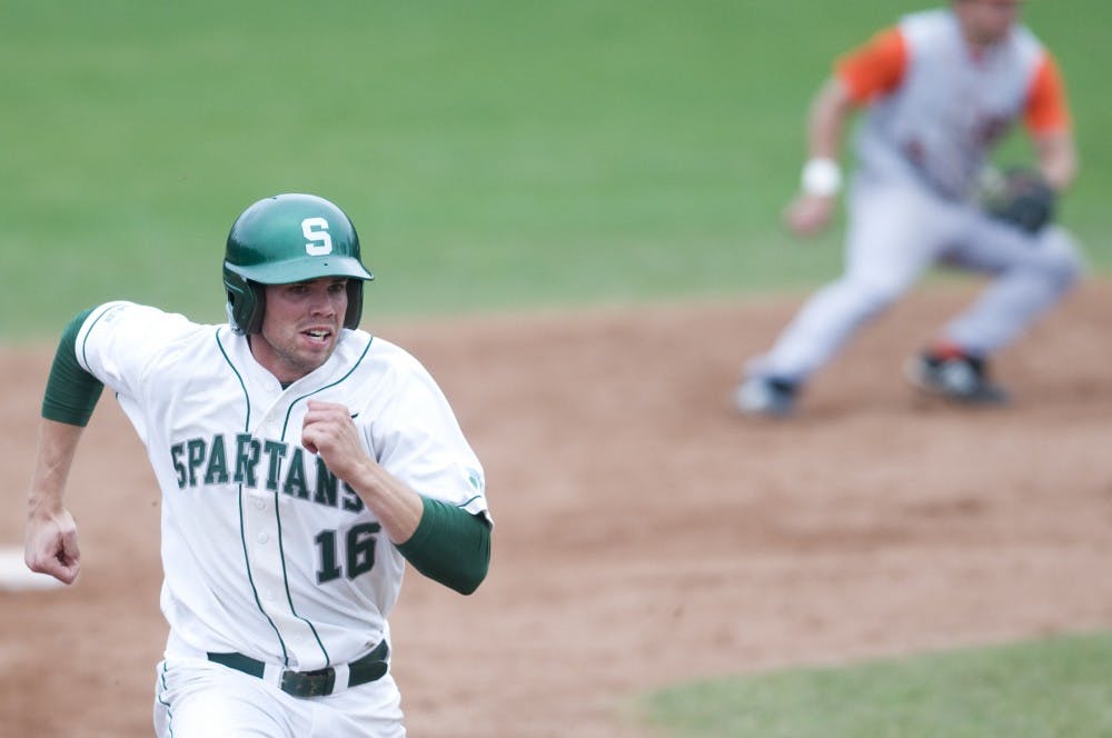 	<p>Then-senior outfielder Eli Boike runs to third base during a game against Bowling Green on April 6, 2010, at McLane Baseball Stadium at Kobs Field. Despite batting .384 his senior year, Boike wasn’t drafted out of college.  </p>