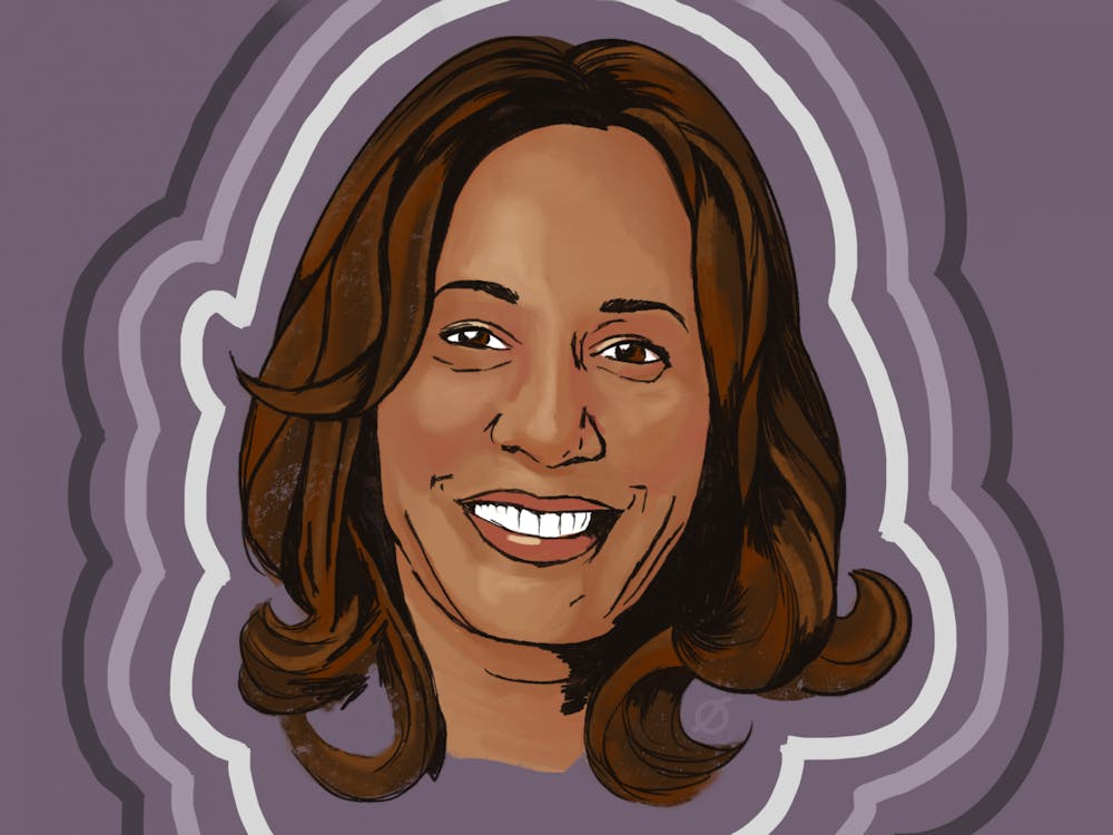 Vice President-elect Kamala Harris is the first woman of color to assume the role. (Illustration by Daena Faustino.)
