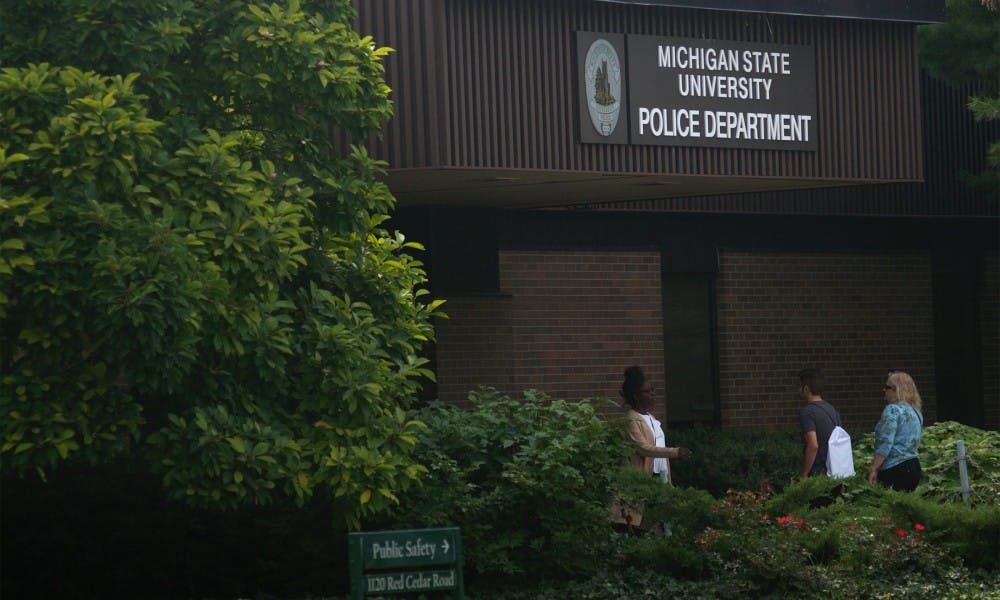 <p>Michigan State University Police Department on Aug. 29, 2015. Courtney Kendler/The State News</p>