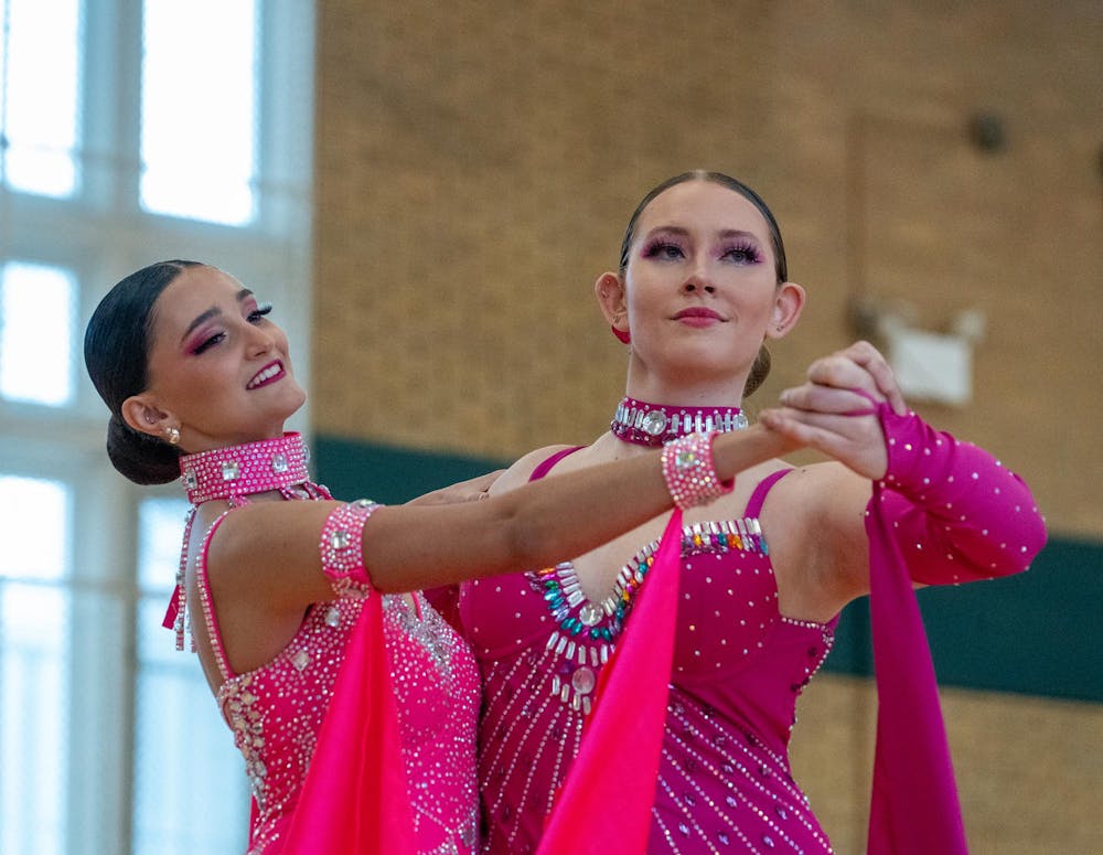 Ballroom dancers compete in the 11th annual Green and White Gala at IM Circle on Jan. 31, 2026.