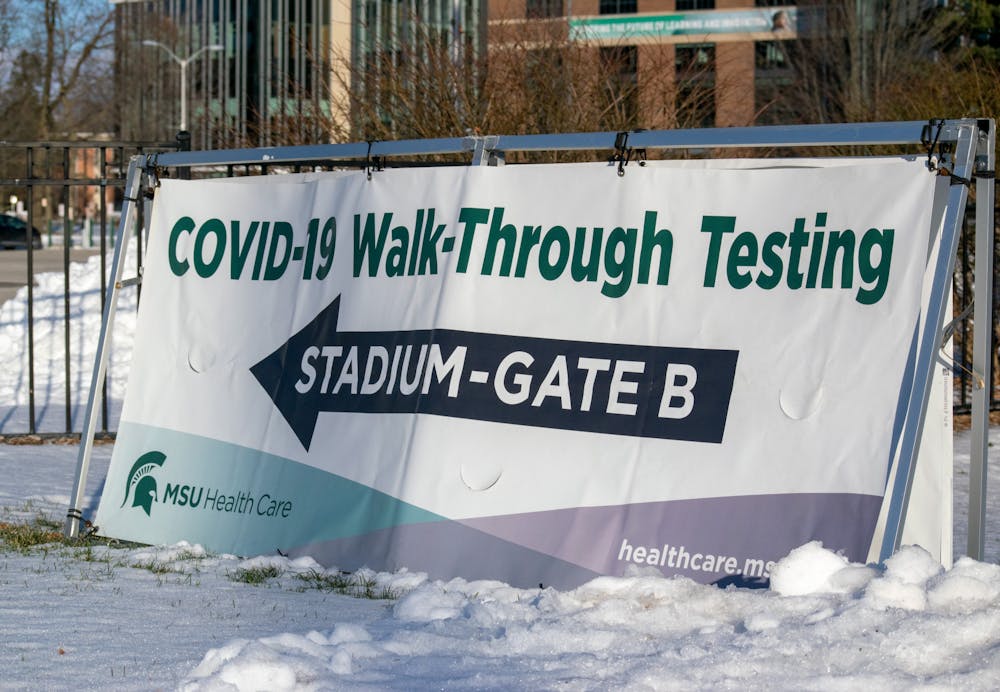 <p>The new COVID-19 testing site located at Spartan Stadium in Concourse B. The site is open Monday through Friday from 8:30 a.m. to 6:30 p.m. Shot on Jan. 12, 2022.<br/><br/></p>