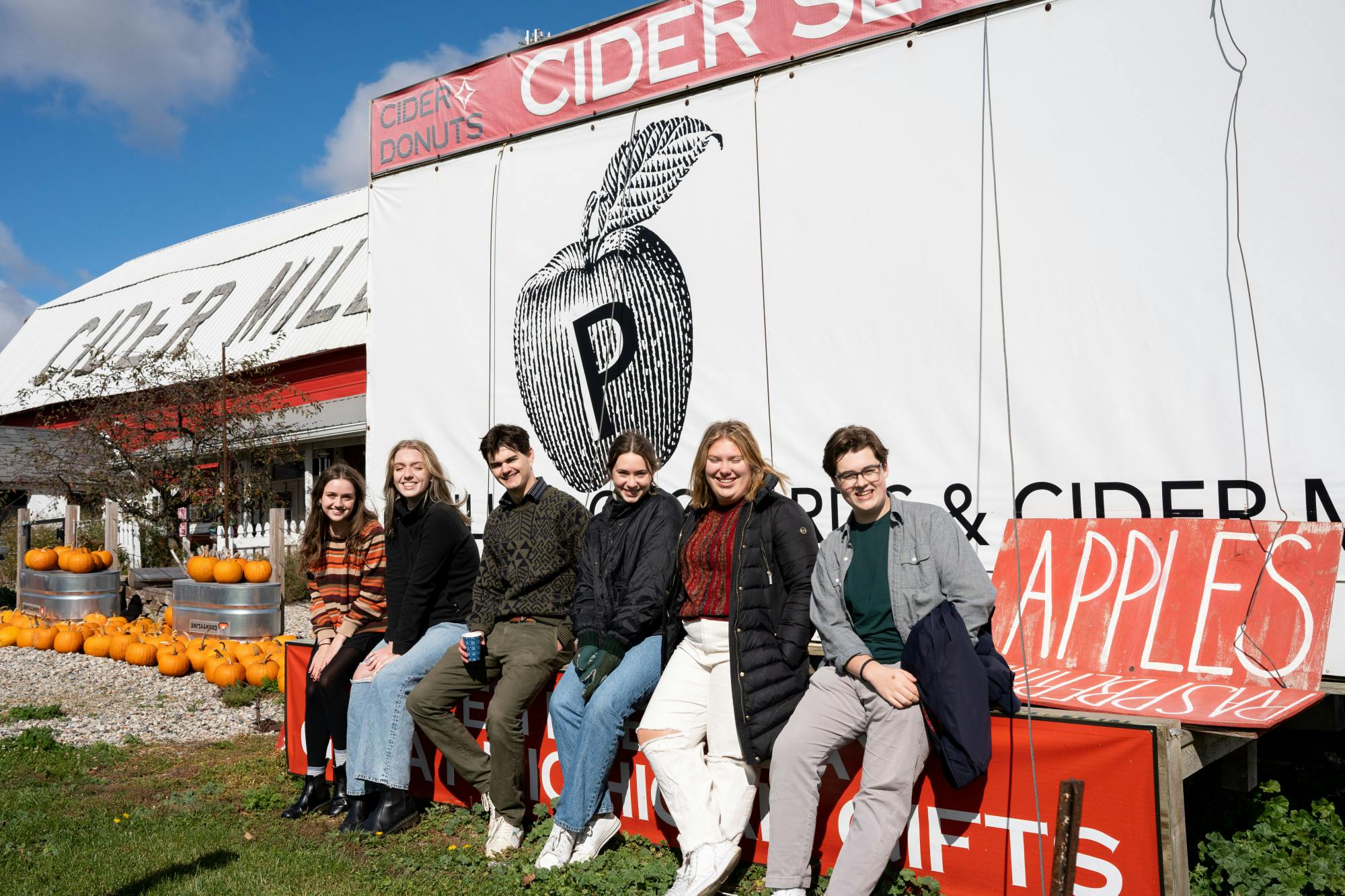 The State News culture desk at Phillips Orchards and Cider Mill on Oct. 7, 2022.