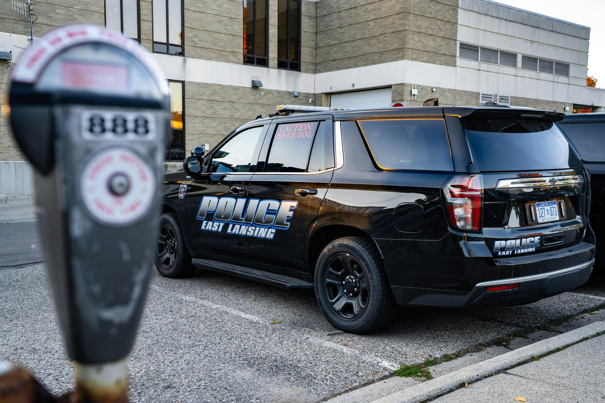 East Lansing Police Car with Parking Meter.jpg - The State News