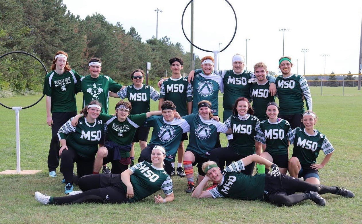 Photo courtesy of the MSU Quidditch team. 