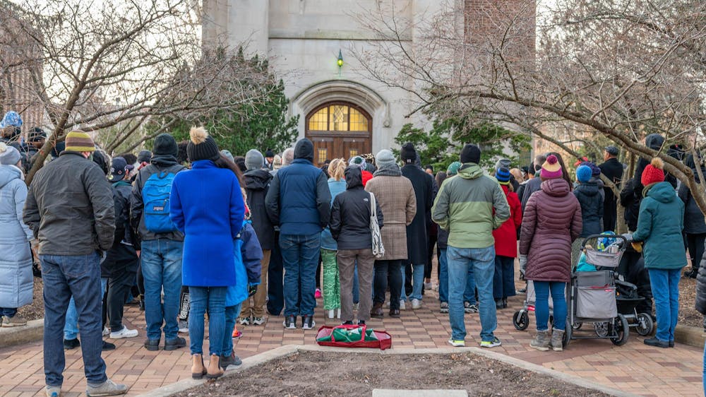 <p>Community members start MSU's Annual 2023 Dr. Martin Luther King, Jr. Commemorative March at Beaumont Tower on Jan. 17, 2023. Photo courtesy of MSU by Derrick L. Turner.</p>