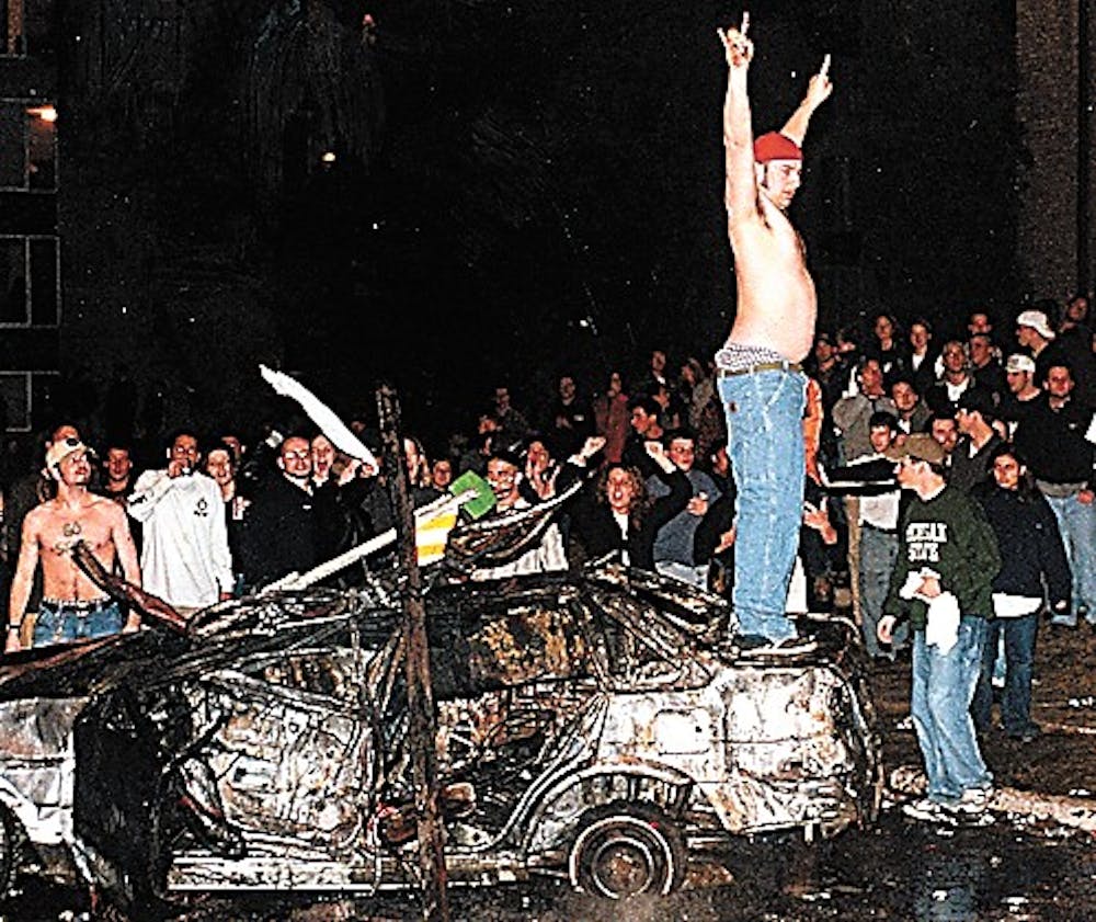 1999 riot.  State News File Photo