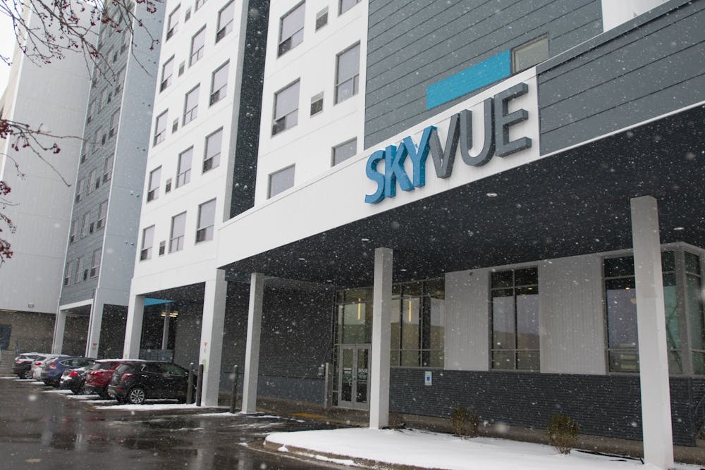SkyVue Apartments photographed on February 26, 2020. 