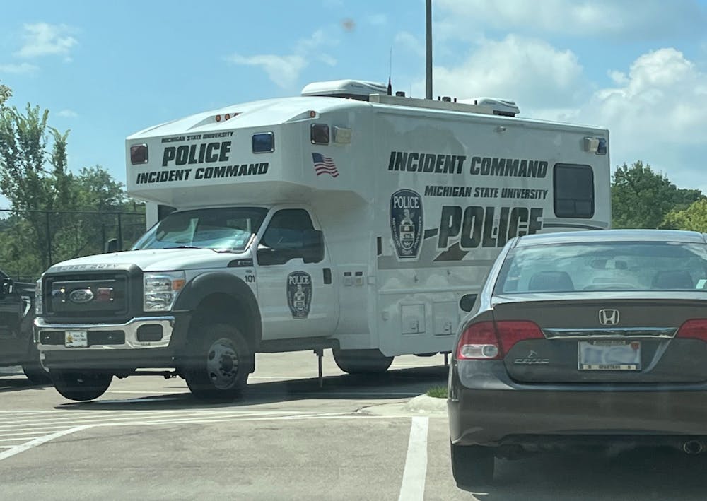 MSU Police and Public Safety's Incident Command vehicle, photographed on Aug. 1, 2022.