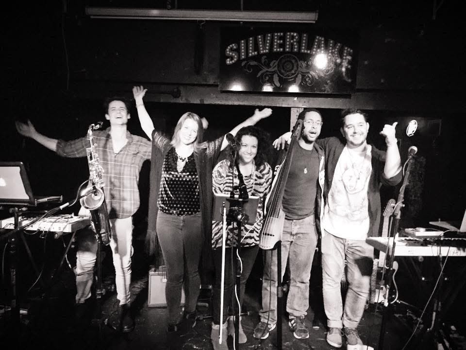 <p>Members of the band Naiswan&nbsp;Matt Naughton , Sarah Owens , Sarah Badiee, Jesse Broman and&nbsp;Kyle Firlik on stage for a&nbsp;performance. Photo courtesy of Nicole Rahn.&nbsp;</p>