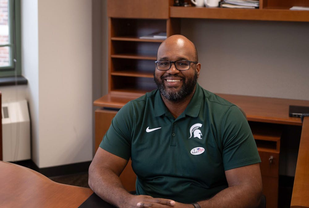 Residential College in the Arts and Humanities Interim Dean Glenn Chambers in his office on Nov. 5, 2024. 