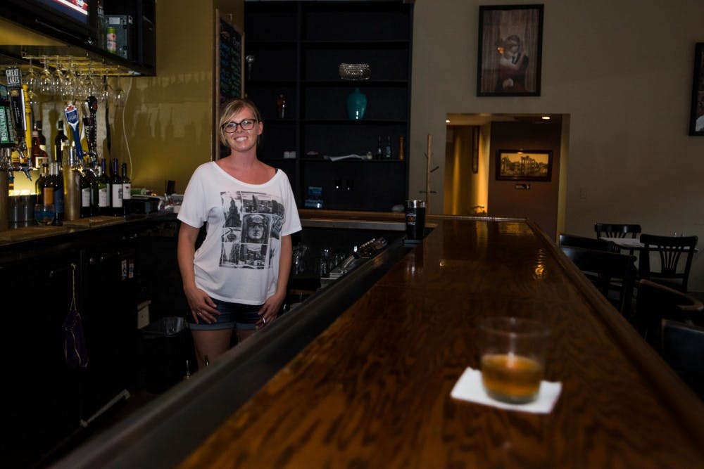 Cleveland, Ohio resident Alicia Kondrich poses for a portrait on July 19, 2016 at Porcelli's Bistro in Cleveland, Ohio.