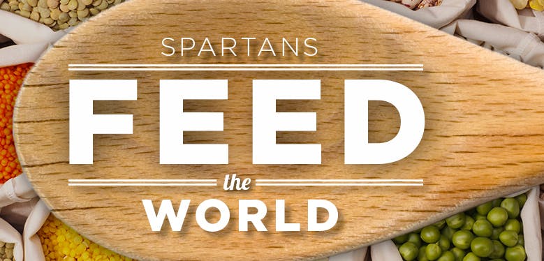 <p>Spartans Feed the World logo.&nbsp;</p>