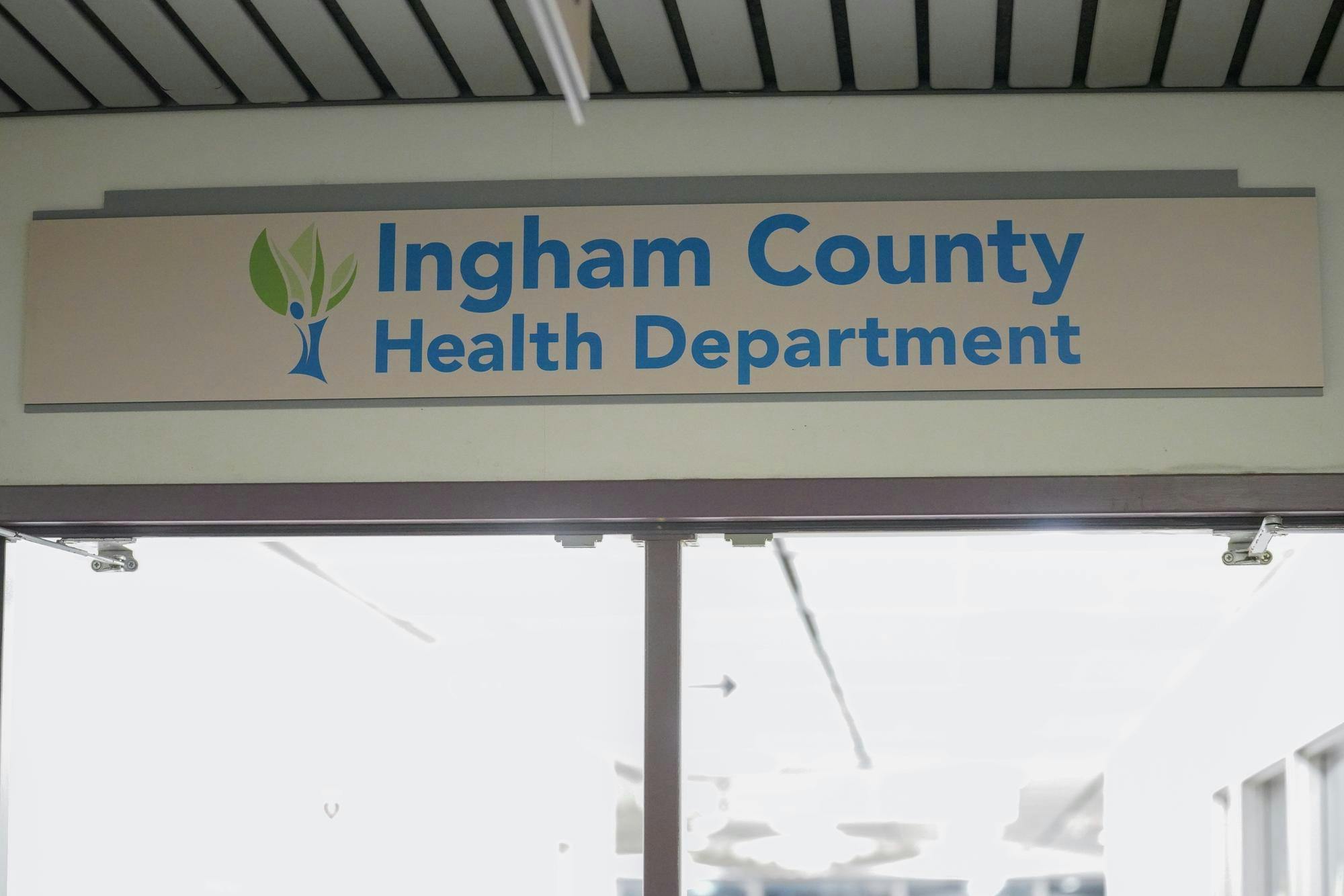 Ingham County Health Department sign outside of their offices on Oct. 11, 2023.