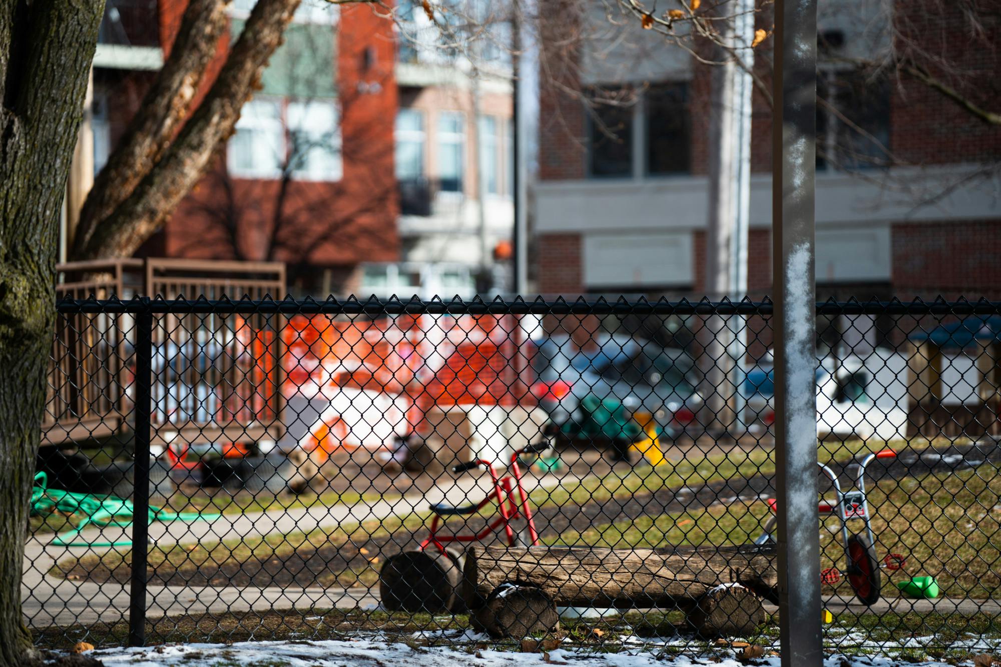 <p>Outside MSU's Child Development Labrotories, photographed on Janurary 24, 2023</p>