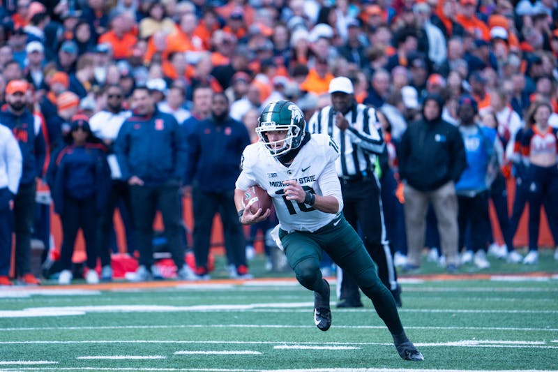 Michigan State goes on the road and stuns No. 16 Illinois, 23-15