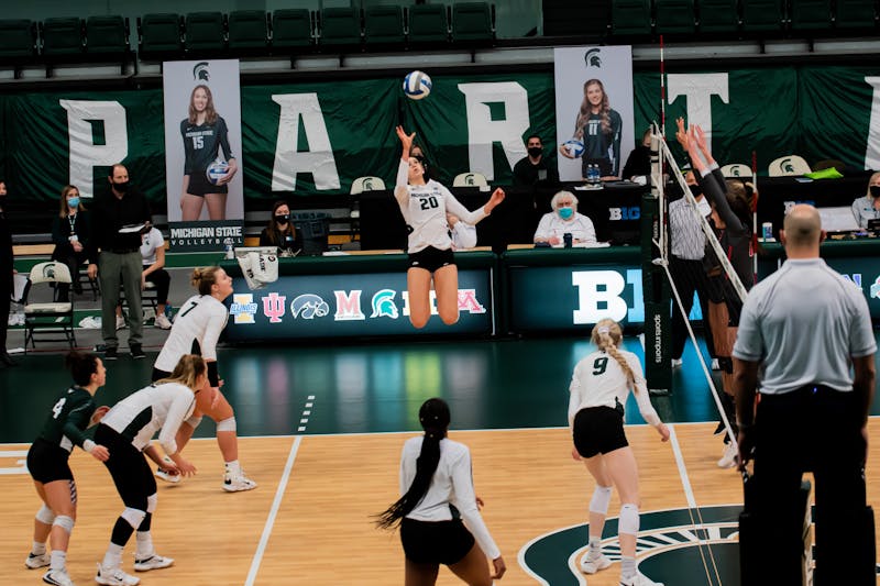 MSU volleyball inches closer to win column in 5set loss against Ohio State The State News