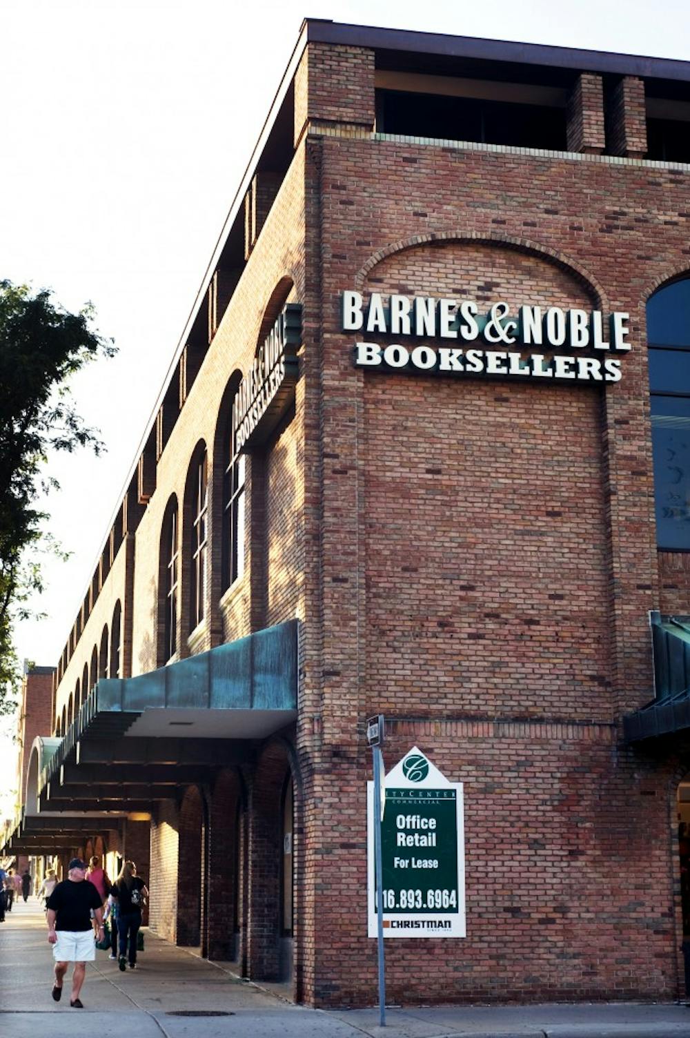 Barnes & Noble Booksellers, located at 333 E. Grand River Ave. is closing when their lease runs out in December. Lauren Wood/The State News