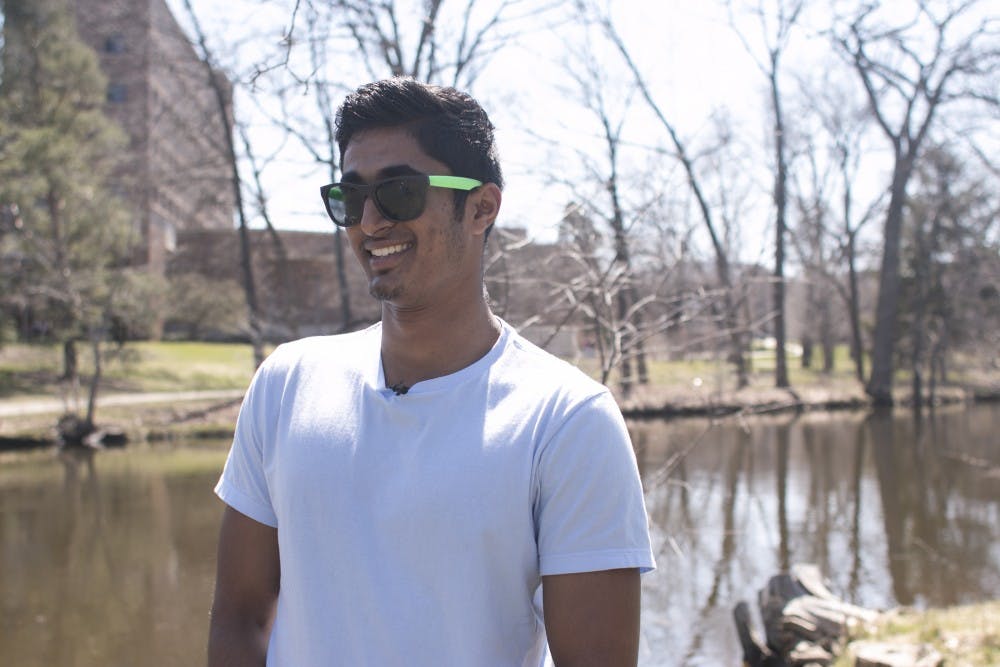 Avinash Dutt (mechanical engineering): ?If I could tell my freshman self one thing, it?s that you?re gonna have a great four years here. So just relax, make sure get your schoolwork done and look forward to the next four years ?cause it?s gonna be a great time.?