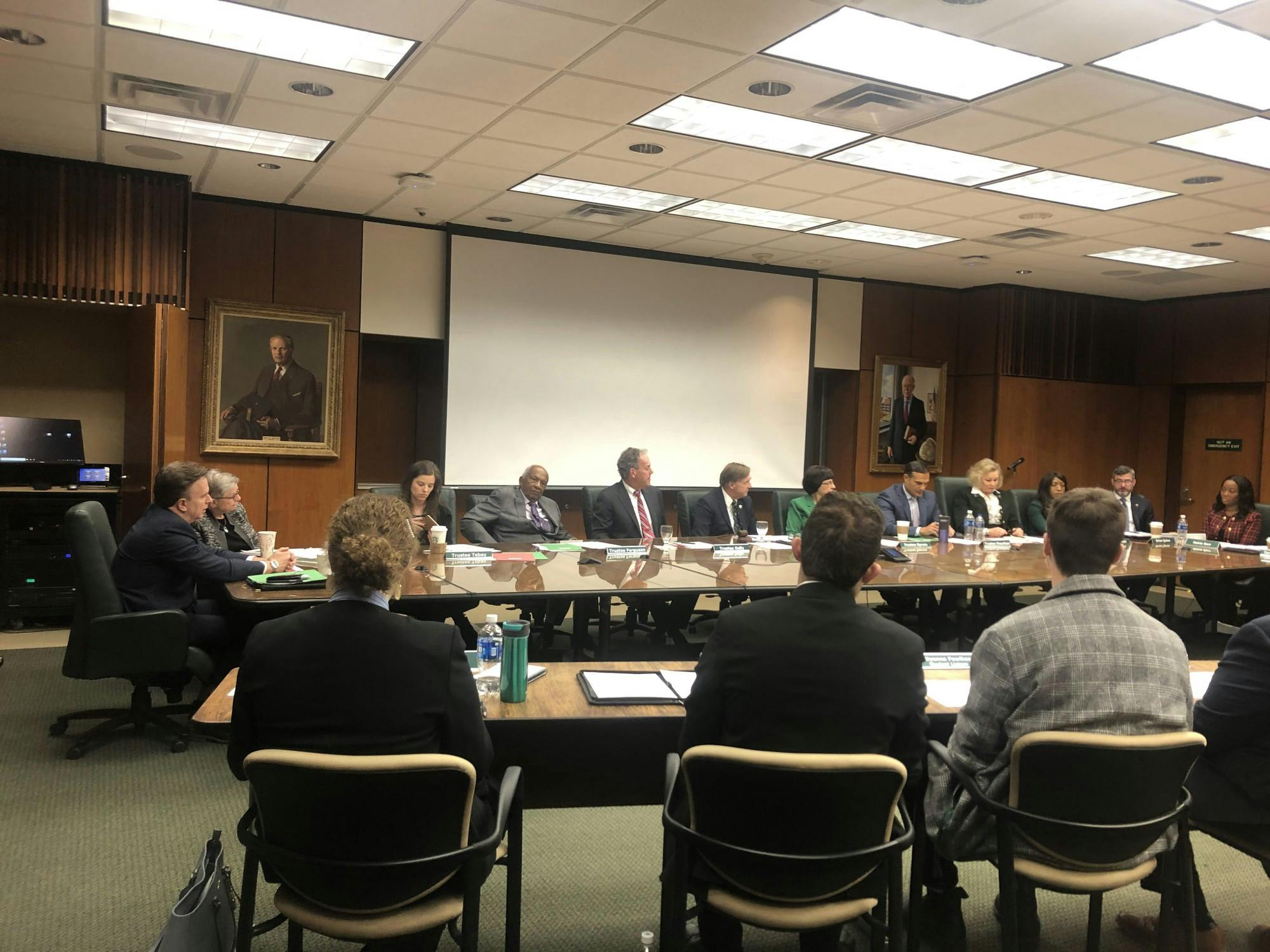 <p>The Board of Trustees begins their Feb. 14 meeting. This was the first meeting of 2020. </p>