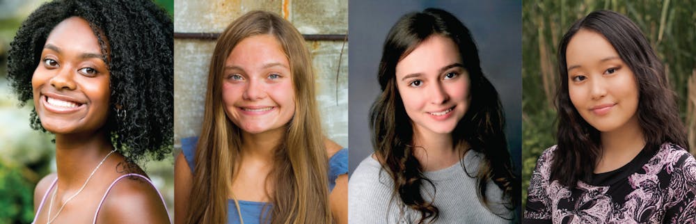 <p>All four winners of the LAFCU scholarship in 2021. (from left to right: Tatiana Mason at Central Michigan University, Abbey Peters at Olivet College, Teagan Sanders at Michigan State University and Jessica Wang at University of Michigan).  Photos supplied to Publicom, Inc. by the winners. </p>