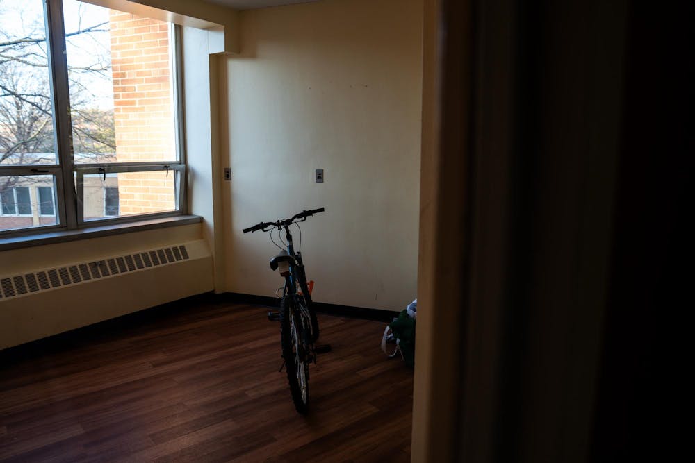 Wilson Hall is pictured on Wednesday, Feb. 18, 2026, ahead of its proposed renovations on the campus of Michigan State University in East Lansing, Mich.