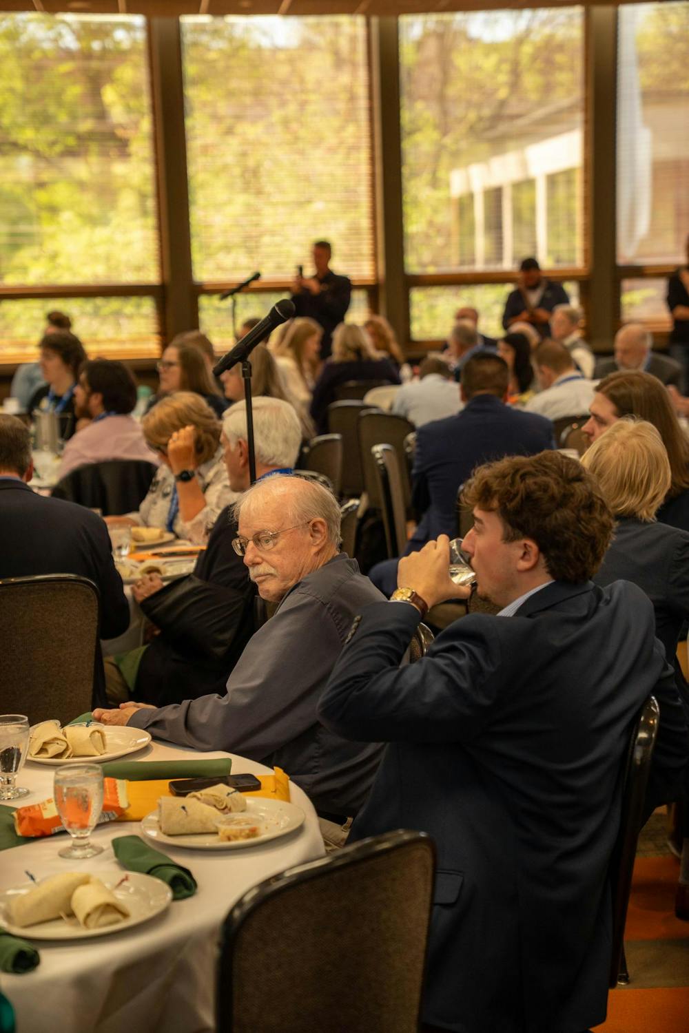 The MPA Gubernatorial Candidate Luncheon at the Kellogg Center in East Lansing, on April 23, 2026.