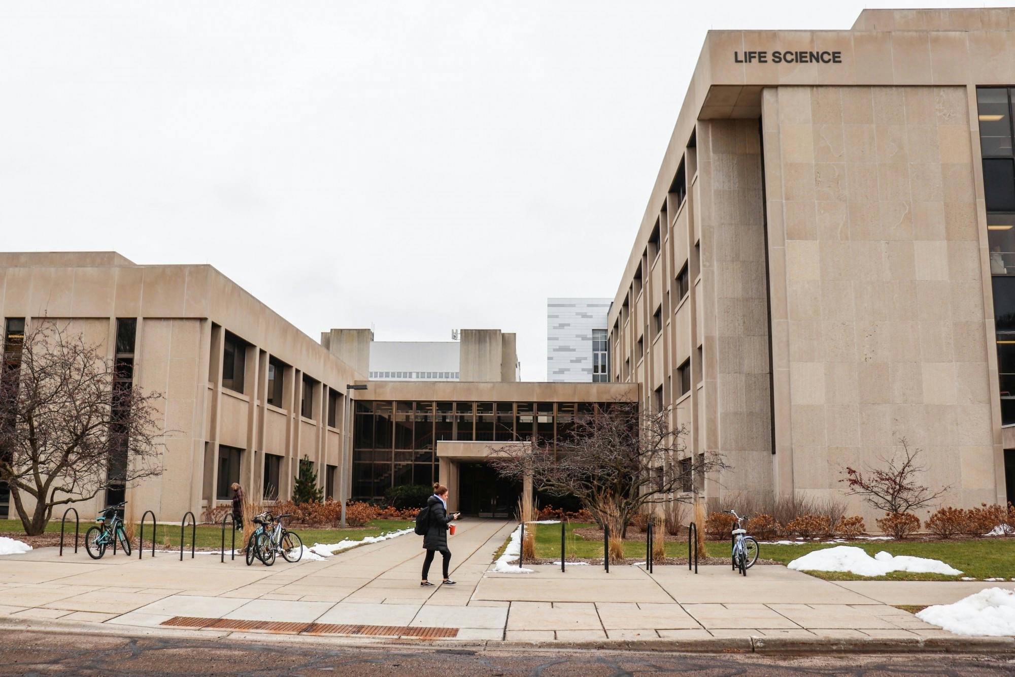 The Life Sciences Building on Jan. 29, 2020.