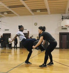 <p>Self-defense seminar Dec. 14, 2018, at C.B. Sabbath Middle School in River Rouge, Michigan. </p><p></p><p>Photo Credit: The Stand Tall Project</p>