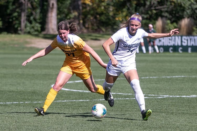 Women's Soccer vs. Iowa Oct. 6, 2019 The State News