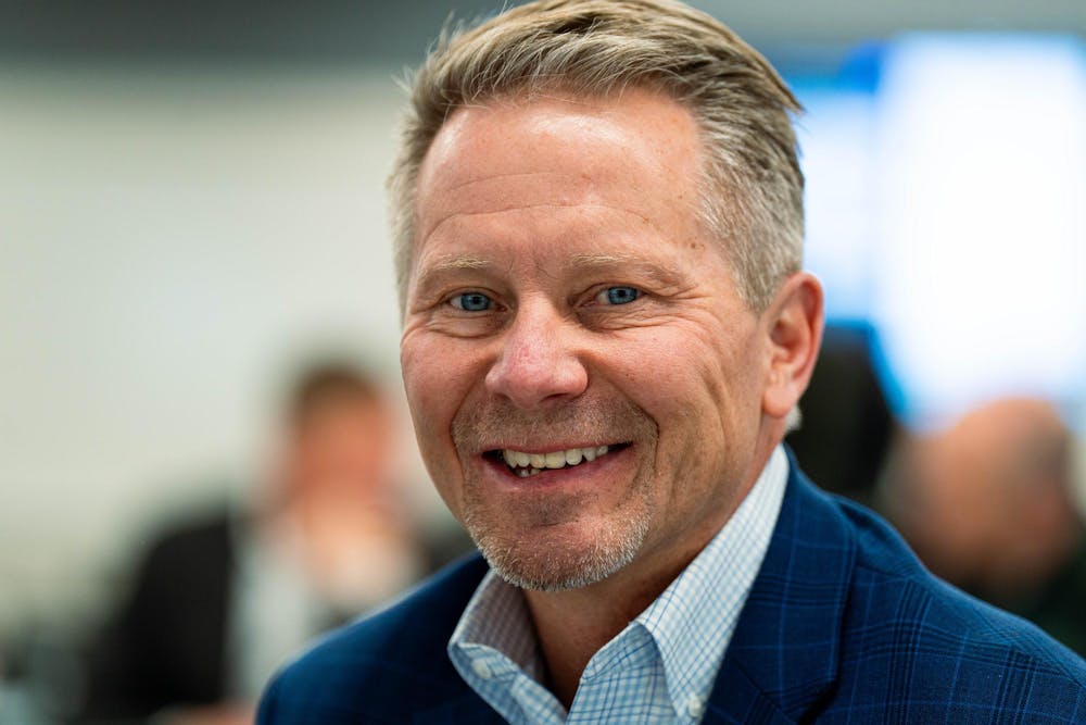 MSU President Kevin Guskiewicz during ASMSU meeting at MSU International Center, in East Lansing, on Dec. 4th, 2025.