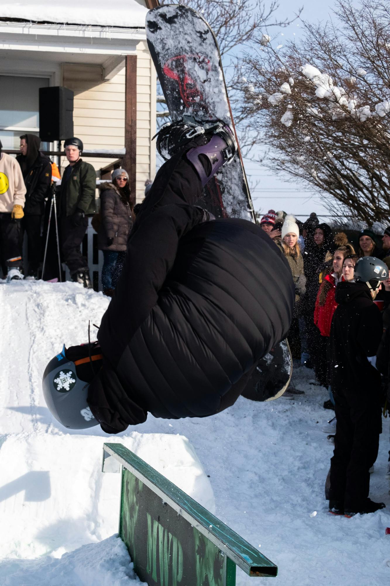 <p>Students gathered on Feb. 05, 2022, for &quot;Rail Jam 2022&quot;, a skiing and snowboarding competition hosted by the MSU Wakeboard Team, Spartan Ski Club and the MSU Ski and Snowboard Team.</p>