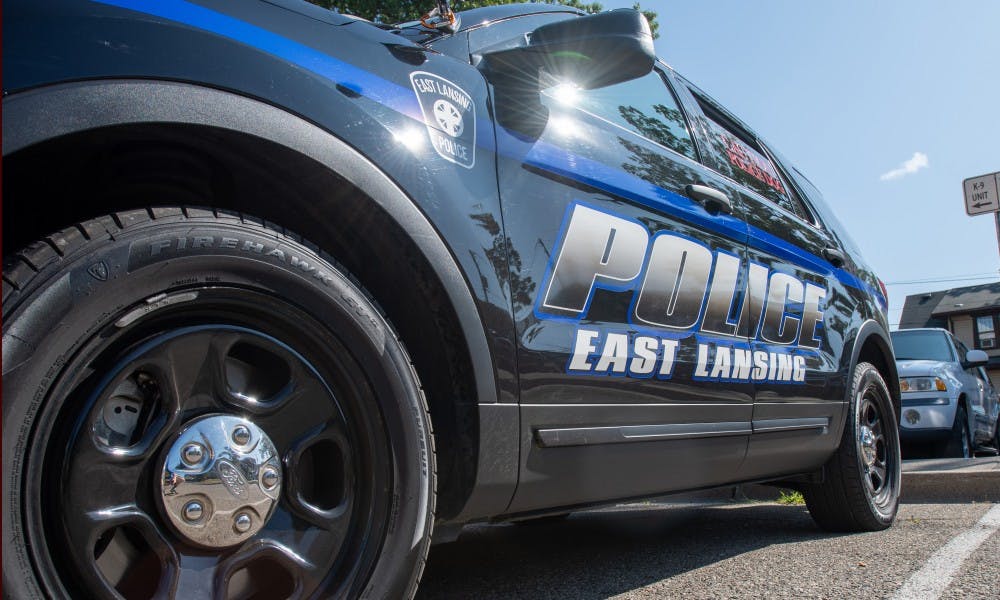 <p>An East Lansing police car photographed on Aug. 23, 2019. </p>